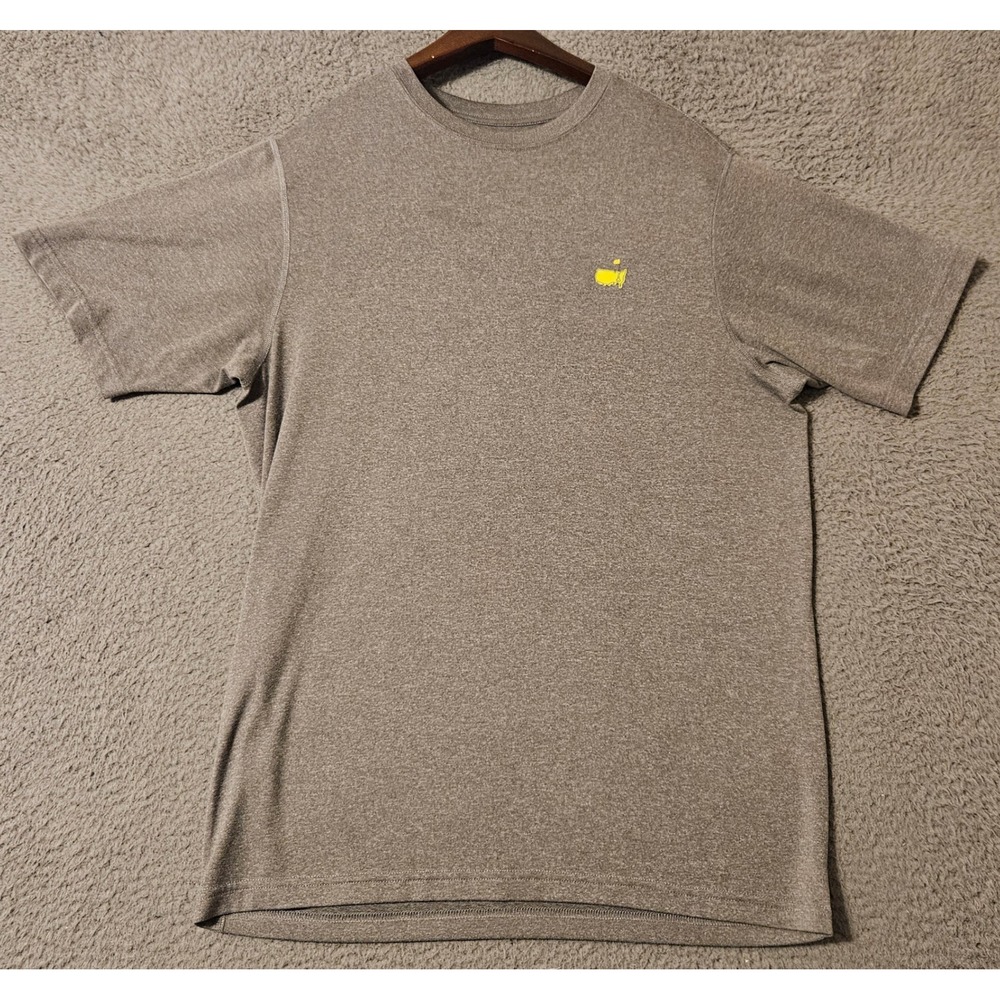 Masters Tech Mens Size XS Gray Short Sleeve Performance Golf T-Shirt